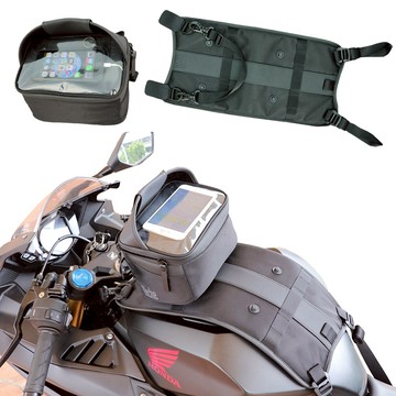 【Niche 樂奇】專利磁扣快取導航包 透明PVC小油箱包+油箱墊  N-19811+N-19103 兩件一組