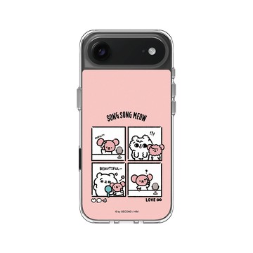 iPhone Air Clear Case（相機按鈕） 透明 - 爽爽貓 Song Song Meow by SECOND - 一起變美吧