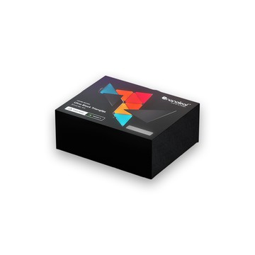 Nanoleaf Shapes智能三角燈9片-極致黑(RGB LED 觸控 音樂 氣氛燈 LED燈 像素燈)