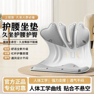 護腰坐墊加厚可拆卸辦公室腰托矯正坐姿神器成人腰支撐靠墊腰靠墊