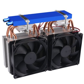 新品上市!!熱門爆品！！半導體冷水機熱管散冷設備12V制冷片魚缸水族空調扇水冷致冷系統