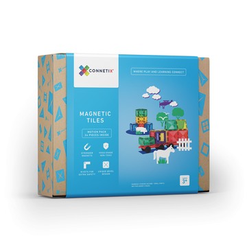 【Connetix】彩虹磁力積木-磁力車組(24pc)
