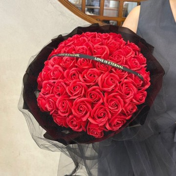 🔥玫瑰花束 永生花束 香皂花 情人節禮物 碎冰藍玫瑰花 生日禮物 告白求婚花束閨蜜禮 畢業花束 畢業禮物 花束 送男女