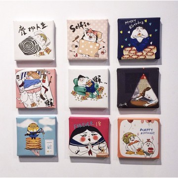 【Shock MAMA 蛋定人生】蛋定人生無框畫 (30款) (小)