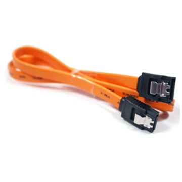 硬碟排線 SATA 黃 有彈片