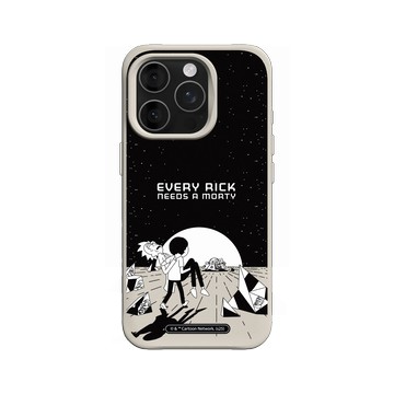 iPhone 16 Pro SolidX 貝殼灰 - 瑞克和莫蒂 Rick and Morty - Every Rick Needs a Morty
