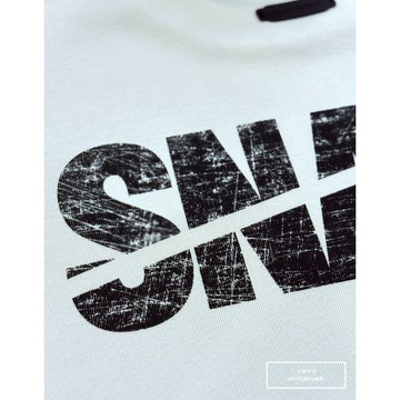 『老爺有喜』重磅SNAKE裂紋大學T(NOF25106108)-米