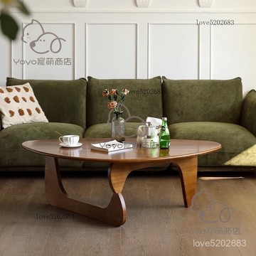 宅配免運😊實木新款茶桌小戶型家用三角北歐茶幾異形簡約現代日式原木客廳