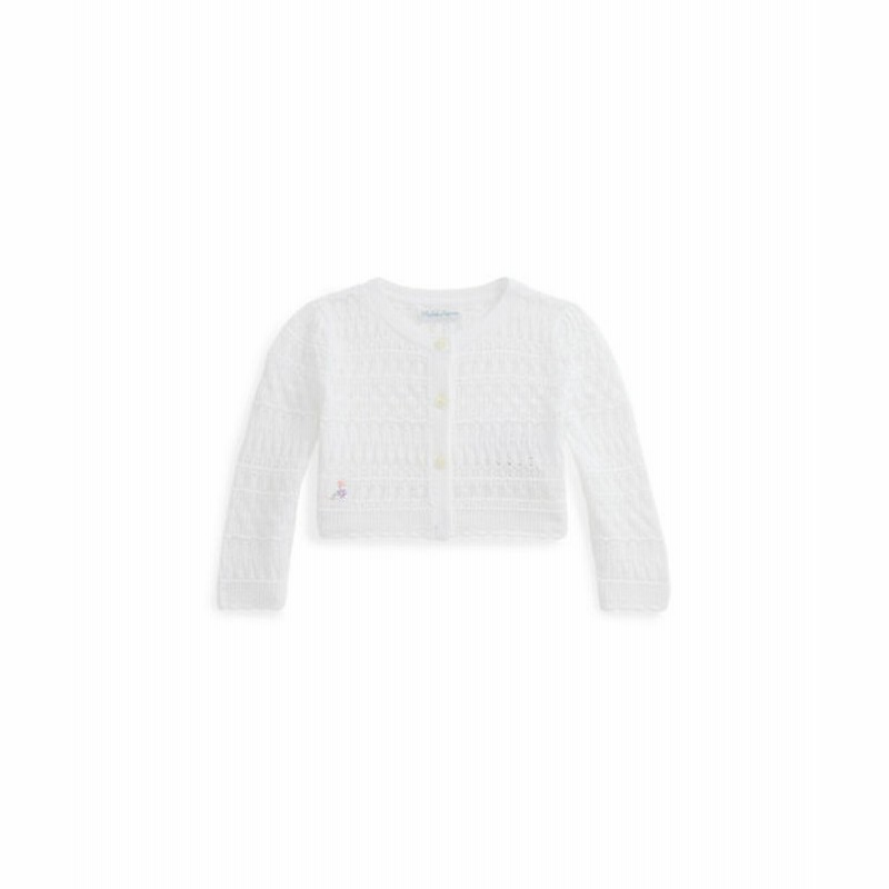 POLO RALPH LAUREN CHILDRENS WEAR /ポロ ラルフローレン チルドレンズウェア ポインテールニット クロップド コットン カーディガン 100ホワイト ベビー用トップス【三越伊勢丹/公式】 通販 LINEポイント最大1.0%GET | LINEショッピング POLO RALPH LAUREN CHILDRENS WEAR /ポロ ラルフローレン チルドレンズウェア ポインテールニット クロップド コットン カーディガン 100ホワイト ベビー用トップス【三越伊勢丹/公式】 通販 LINEポイント最大1.0%GET | LINEショッピング