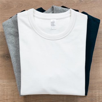 300g 復古重磅厚實碳素磨毛柔軟純棉純色基礎圓領短袖打底衫T恤男