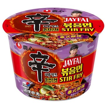 農心 辛炒麵(泰式酸辣)  l 辛拉麵 (泰式酸辣味) 大碗麵