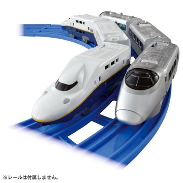 TAKARA TOMY PLARAIL 鐵道王國 多美火車 新幹線400系 + E4 MAX車組 TP22591  1套