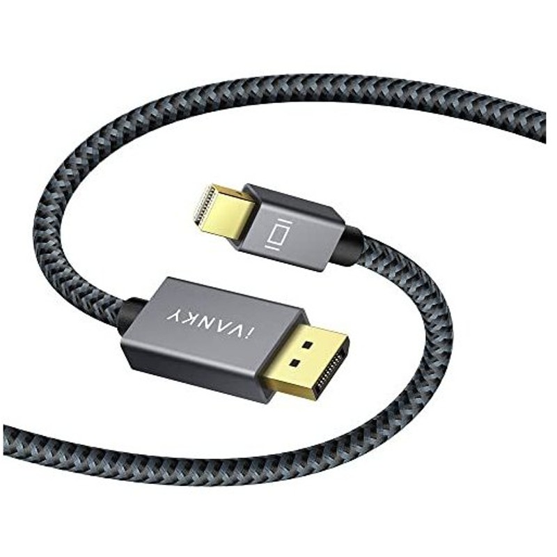 Mini Displayport to Displayport ケーブル 【1.0m/4K@75Hz】iVANKY 