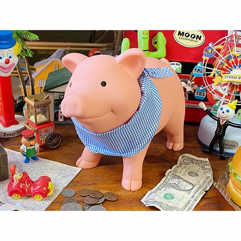 ペニー ザ ピッグ ピギーバンク アメリカのブタの貯金箱 □ アメリカン 