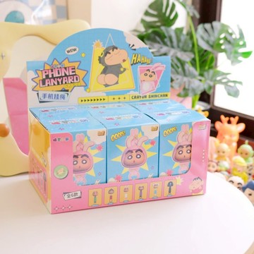 【蠟筆小新】⭐️正版授權 變裝小新公仔手機掛繩盲盒 日落小物  3C配件 療癒小物 生日禮物 情人節禮物 畢業禮物