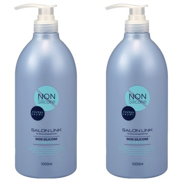KUMANO 熊野油脂 Salon Link 亮澤沙龍洗髮精 無矽靈 清新  1L  2瓶