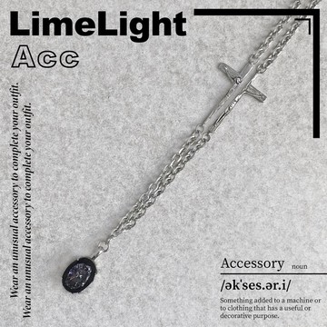 ☆LimeLight☆ 寶石 / 耶穌 / 十字架 / 拼接 / 飾品 / 鈦鋼 / 項鍊 27