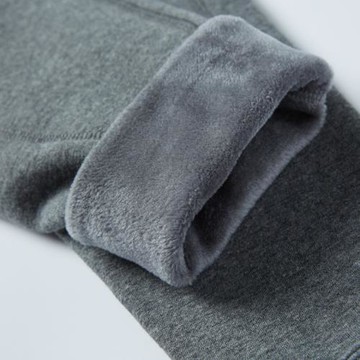 特大碼男保暖褲高腰加絨加厚純棉加肥加大秋褲中老年德絨褲打底褲