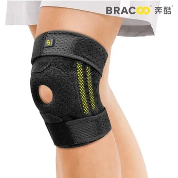 美國BRACOO 奔酷雙支撐透氣親膚可調護膝KP32 (美國Amazon熱銷) 復健科醫師推薦
