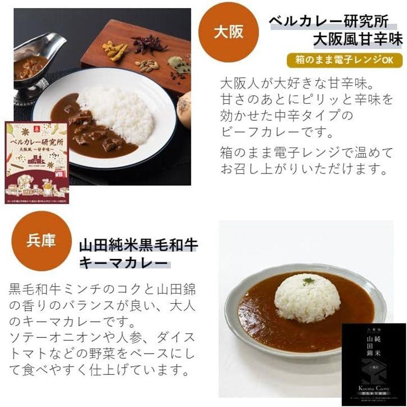 ベル食品工業 レトルトカレー 詰め合わせ 10食 セット オリジナルカレー 日本各地 ご当地カレー