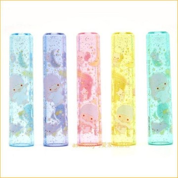 asdfkitty*雙子星5入5色鉛筆蓋/鉛筆延長器/鉛筆套/鉛筆帽-日本製