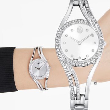 SWAROVSKI 施華洛世奇 Hyperbola 手鐲式腕錶-28mm 5689432