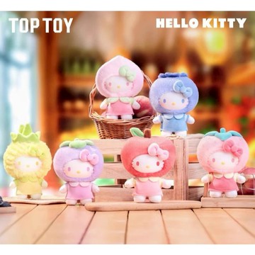 <蛋黃限定>🫐新貨到🍑 TopToy Hellokitty 果香樂園 搪膠系列毛絨 盒玩 凱蒂貓 確認款 全新現貨