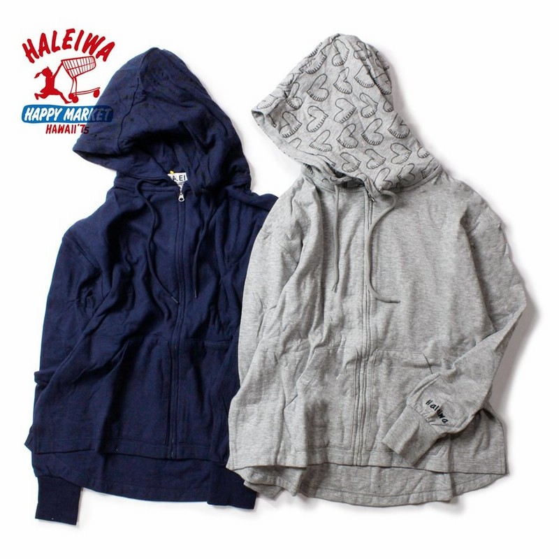 ハレイワ パーカー レディース ブランド おしゃれ 薄手 ジップアップパーカー ジップパーカー スリット 部屋着 可愛い かわいい ハワイ サーフ 通販 Lineポイント最大0 5 Get Lineショッピング