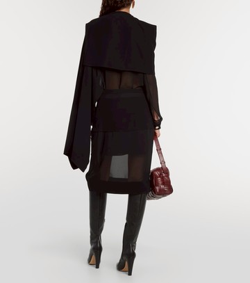 Proenza Schouler Technical chiffon midi skirt