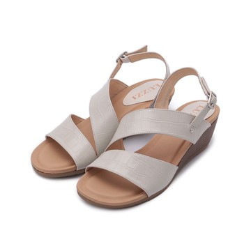 LUZZI 石紋涼鞋 灰 女鞋