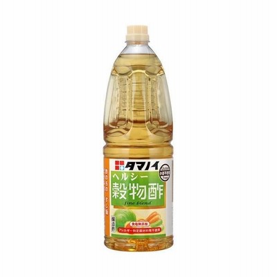タマノイ酢 ヘルシー穀物酢 食塩無添加タイプ 1.8Lペットボトル×6本入｜ 送料無料