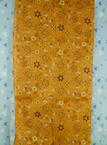 【震撼精品百貨】Hello Kitty 凱蒂貓~大方巾-橘色【共1款】*85458