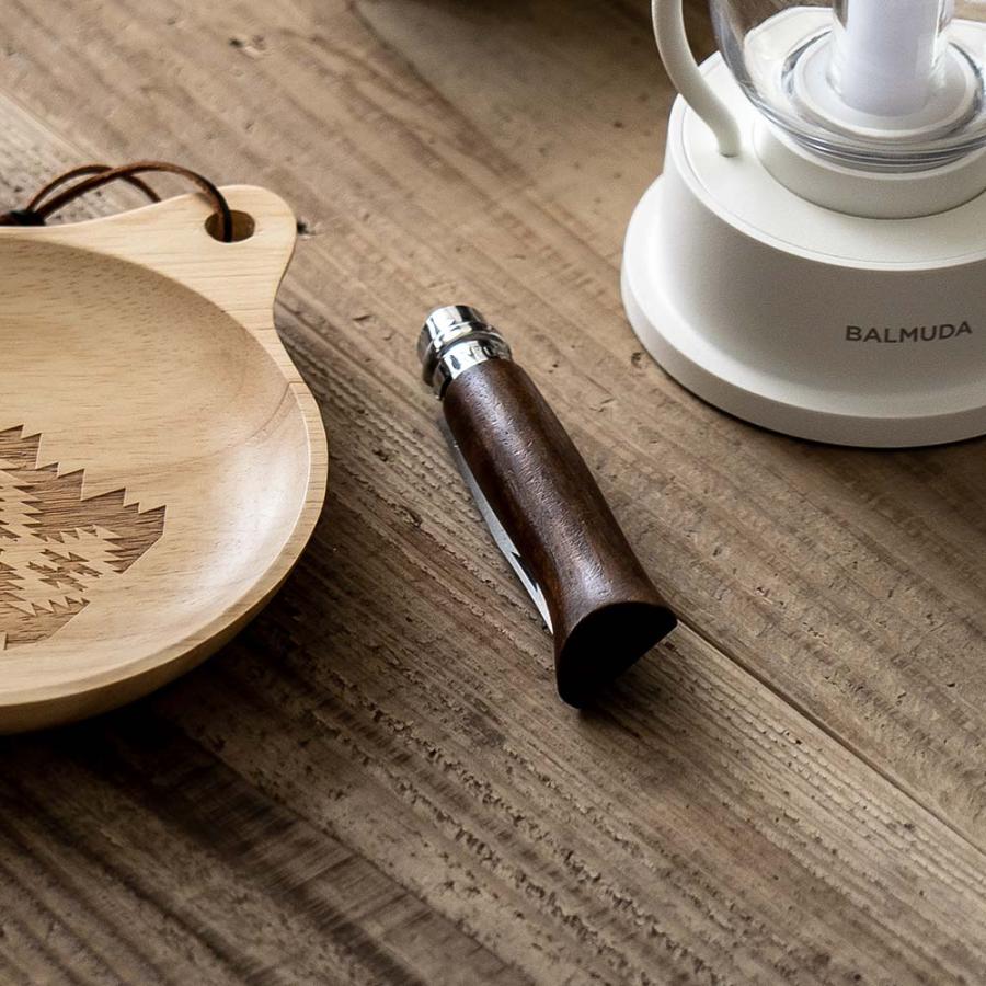 オピネル OPINEL ステンレススチール #8  オークウッド ウォールナット