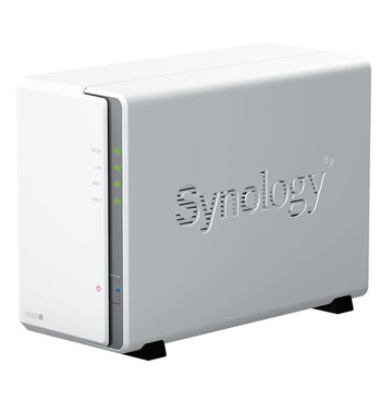 Synology 群暉 DS223J 2Bay 1.7GHz RTD1619B四核心 NAS 網路儲存 伺服器