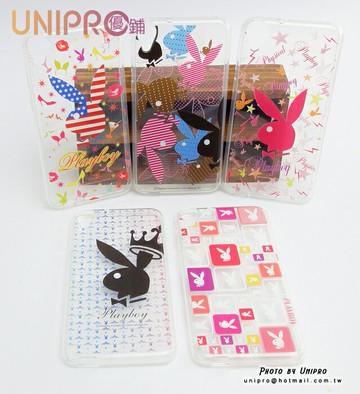 【UNIPRO】HTC Desire 820 PLAYBOY 兔子 滿版 透明 TPU 軟殼 手機殼 保護套