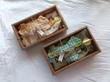 客製化彌月禮盒 |需討論訂製尺寸及布料花色|