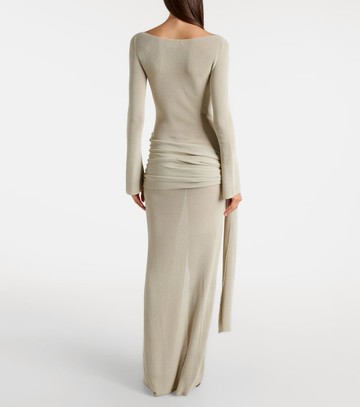 Aya Muse Astra cotton-blend maxi dress