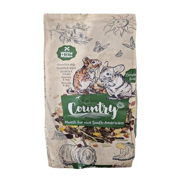 Witte Molen 偉特 荷蘭鄉村 龍貓主食 無添加色素 含玫瑰果與提摩西草和維生素  850g  1包