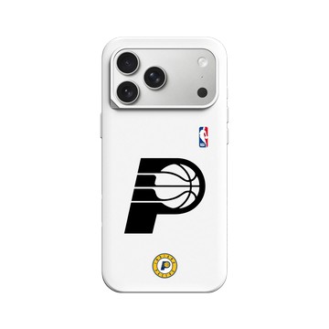 iPhone 17 Pro Max SolidX 白 - NBA - B&W-印第安納溜馬 Indiana Pacers B&W