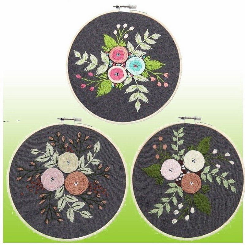 刺繍キット クロスステッチ アートパネル 花 立体パンジーの花柄 女性に大人気 糸セット モダンアート 刺繍枠付き 初心者向け やり方 簡単 通販 Lineポイント最大get Lineショッピング