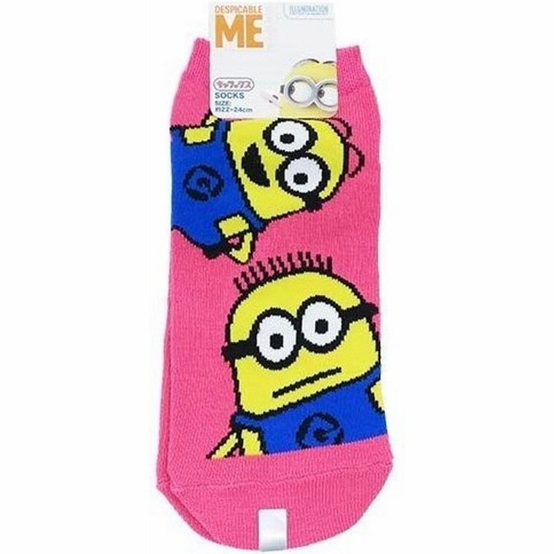 レディース ソックス ミニオンズ 女性用 靴下 コンビ01 ピンク スモールプラネット かわいい キャラクター 通販 Lineポイント最大0 5 Get Lineショッピング
