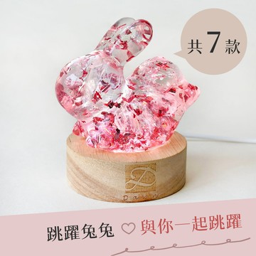 [快速出貨]【彤恩時尚】水晶跳躍兔 ❣ 與你一起跳躍 ☄  生日禮物 情人節禮物 | 白水晶 彩幽靈 超七 閃靈鑽 等
