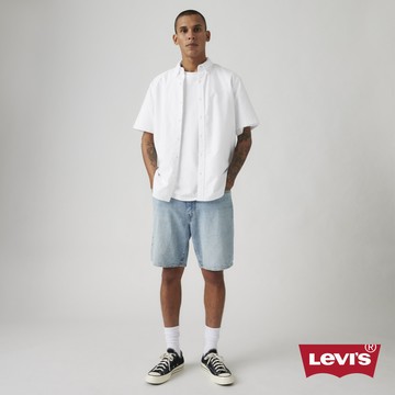 Levi's 468 Loose男款高腰舒適直筒牛仔短褲 熱賣單品 A8461-0012