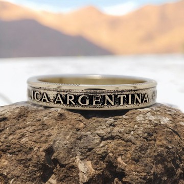 阿根廷女戒、阿根廷男戒、阿根廷戒指、復古阿根廷戒指