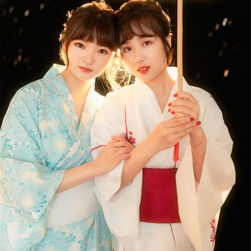 雀可愛日式中神明樓學生時尚和服連衣裙少女影拍攝改良文藝和服風