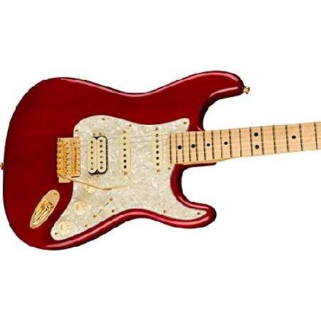 Fender フェンダー エレキギター Tash Sultana Stratocaster(R), Maple Fingerboard, Transparent Cherry ソフトケース付き