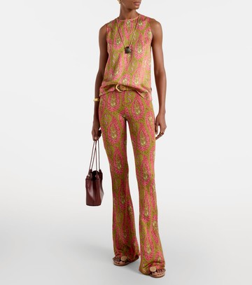 Etro Paisley flared pants