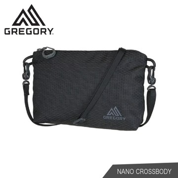 【GREGORY 美國 NANO CROSSBODY斜背包《光學黑》】158157/側背包/腰包/休閒包/收納包