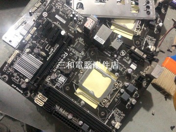 技嘉 GA-H81M-S1 1150 D3 臺式機主板 测试好 帶擋板 � 實體庫存3片【三和電腦配件店】