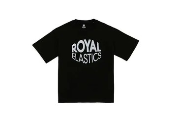 A11 ROYAL 寬版圓領 Logo Tee 黑色
